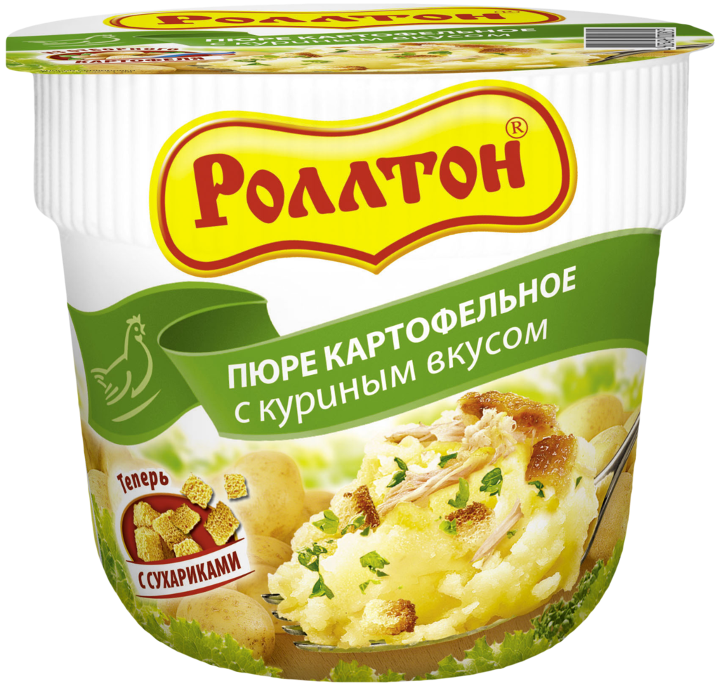 Картофельное пюре  Б/п Роллтон с куриным вкусом  - передать осужденному в СИЗО, ИК, КП, ЛИУ, Тюрьмы