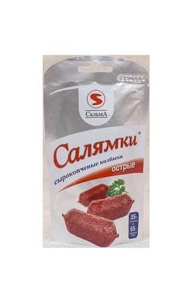 Салямки с/к Сальма острые  - передать осужденному в СИЗО, ИК, КП, ЛИУ, Тюрьмы