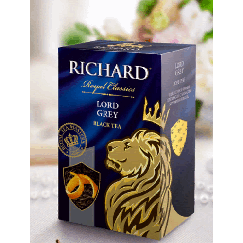 Чай черный Richard Lord Grey листовой  - передать осужденному в СИЗО, ИК, КП, ЛИУ, Тюрьмы