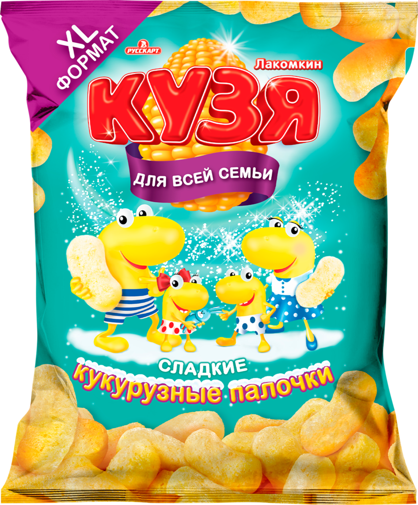 Палочки кукурузные КУЗЯ ЛАКОМКИН с сахарной пудрой XL  - передать осужденному в СИЗО, ИК, КП, ЛИУ, Тюрьмы