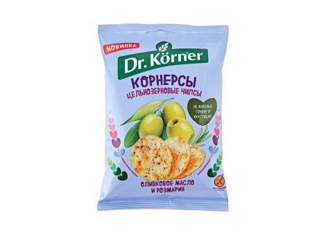 Чипсы кукурузно-рисовые DR KORNER с оливковым маслом и розмарином  - передать осужденному в СИЗО, ИК, КП, ЛИУ, Тюрьмы